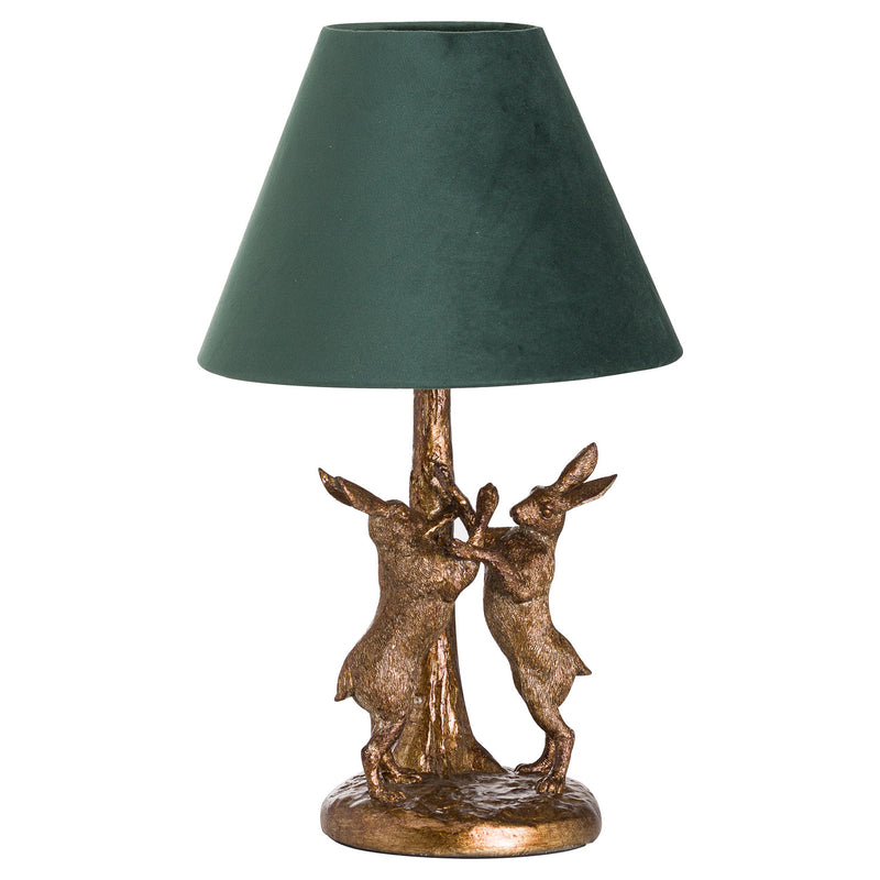 Antique Gold Marching Hares Lamp by Lavishway | Table Lamps-26638