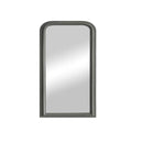 Arched Grey Rounded Top Corner Wall Mirror by Lavishway | Wall Mirrors-36089