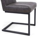 Cantilever Faux Leather Dining Chair Set of 2 by Lavishway | Dining Chairs-27260