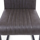 Cantilever Faux Leather Dining Chair Set of 2 by Lavishway | Dining Chairs-27261