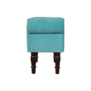 Argos Lush Turquoise Velvet Bench by Lavishway | Benches & Storage Benches-52000