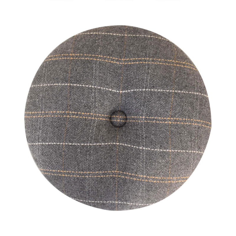 Argos Round Tweed Pattern Footstool by Lavishway | Footstool-51984