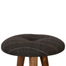 Argos Round Tweed Pattern Footstool by Lavishway | Footstool-51982