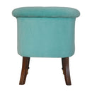 Argos Turquoise Velvet Accent Chair by Lavishway | Accent Chairs-57008