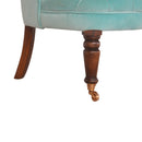 Argos Turquoise Velvet Accent Chair by Lavishway | Accent Chairs-57004