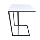 Aria White Porcelain Top Side Table by Lavishway | Side Tables-23294