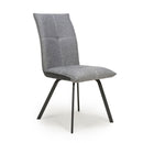Ariel Suede Effect Dining Chair Set of 2 by Lavishway | Dining Chairs-27182