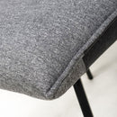 Ariel Suede Effect Dining Chair Set of 2 by Lavishway | Dining Chairs-27196