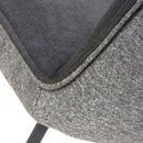 Ariel Suede Effect Dining Chair Set of 2 by Lavishway | Dining Chairs-27186