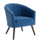 Arlo Fabric Upholstered Tub Chair by Lavishway | Velvet Sofa-26132