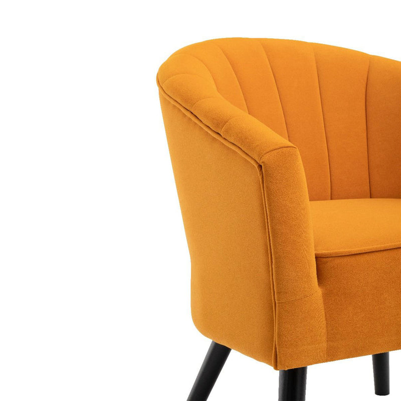 Arlo Fabric Upholstered Tub Chair by Lavishway | Velvet Sofa-26142