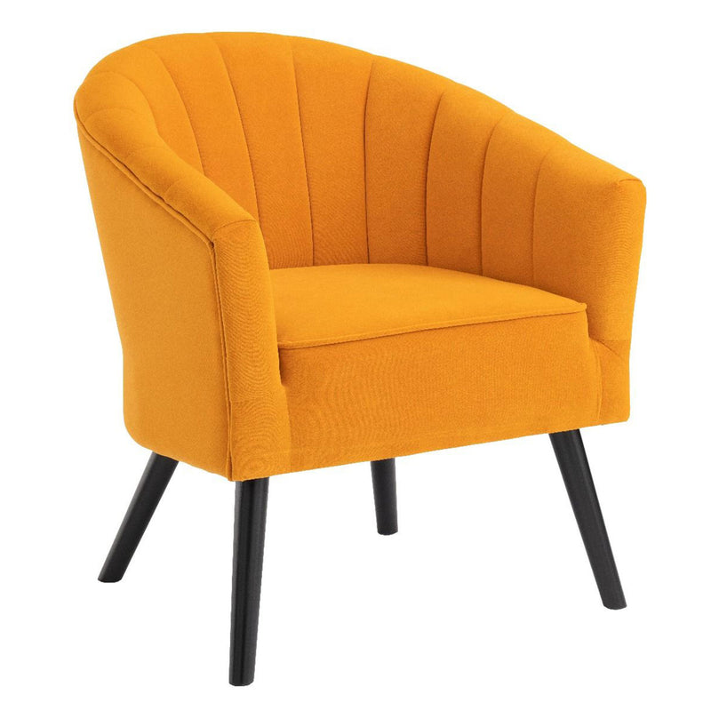 Arlo Fabric Upholstered Tub Chair by Lavishway | Velvet Sofa-26131