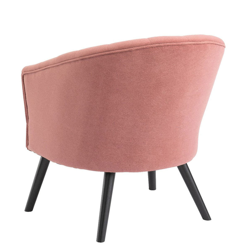Arlo Fabric Upholstered Tub Chair by Lavishway | Velvet Sofa-26135