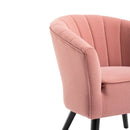 Arlo Fabric Upholstered Tub Chair by Lavishway | Velvet Sofa-26136