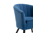 Arlo Fabric Upholstered Tub Chair by Lavishway | Velvet Sofa-26139