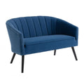 Arlo upholstered 2 Seater Sofa by Lavishway | Velvet Sofa-26149