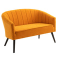 Arlo upholstered 2 Seater Sofa by Lavishway | Velvet Sofa-26150