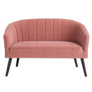 Arlo upholstered 2 Seater Sofa by Lavishway | Velvet Sofa-26152