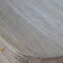 Ash 2 Drawers Black Bedside Table by Lavishway | Bedside Tables-22720