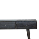 Ash 3 Drawers Black Console Table by Lavishway | Hallway Console Table-22750