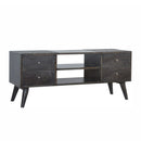 Ash 4 Drawer Wooden TV Unit With Storage by Lavishway | TV Units Cabinets-22737