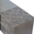 Ash 4 Drawer Wooden TV Unit With Storage by Lavishway | TV Units Cabinets-22744