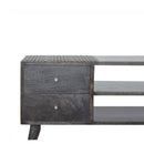 Ash 4 Drawer Wooden TV Unit With Storage by Lavishway | TV Units Cabinets-22742