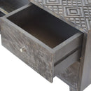 Ash 4 Drawer Wooden TV Unit With Storage by Lavishway | TV Units Cabinets-22741