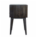 Ash Carved Drawer Bedside Table by Lavishway | Bedside Tables-22697