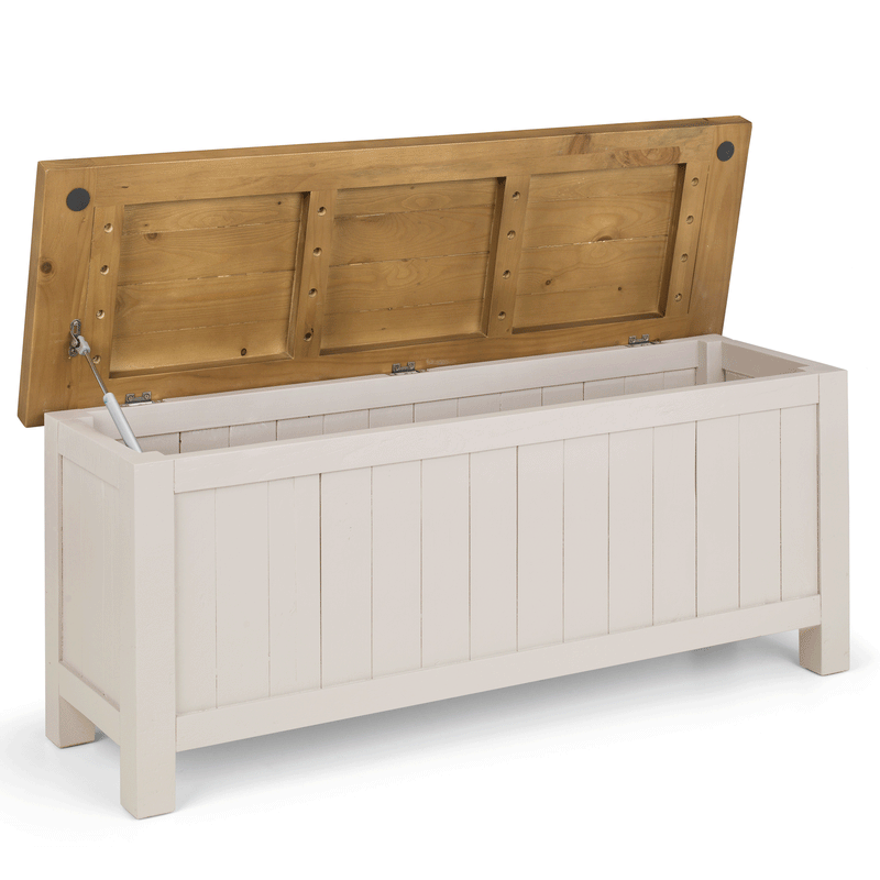 Aspen Solid Pine Storage Bench by Lavishway | Benches & Storage Benches-21074