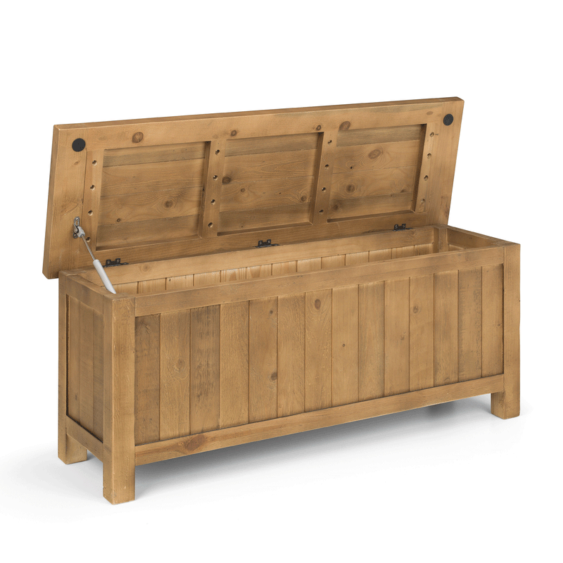 Aspen Solid Pine Storage Bench by Lavishway | Benches & Storage Benches-21075
