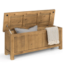 Aspen Solid Pine Storage Bench by Lavishway | Benches & Storage Benches-21070