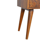 Assorted 1 Drawers Chestnut Bedside Table by Lavishway | Bedside Tables-22757