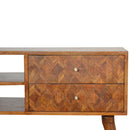 Assorted 2 Drawer Wooden TV Unit With Storage by Lavishway | TV Units Cabinets-22702