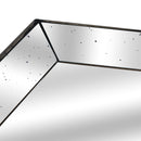 Astor Distressed Mirrored Square Tray by Lavishway | Decorative Trays-51663