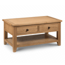 Astoria Solid Oak 2 Drawers Coffee Table by Lavishway | Coffee Tables-21043