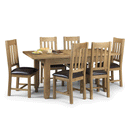 Astoria Solid Oak Extendable Dining Table by Lavishway | Dining Tables-21013