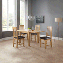 Astoria Solid Oak Extendable Dining Table by Lavishway | Dining Tables-21007