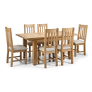 Astoria Solid Oak Extendable Dining Table by Lavishway | Dining Tables-21012