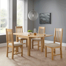 Astoria Oak Flip Top Wooden Dining Table by Lavishway | Dining Tables-20987