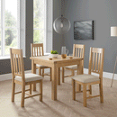 Astoria Oak Flip Top Wooden Dining Table by Lavishway | Dining Tables-20994