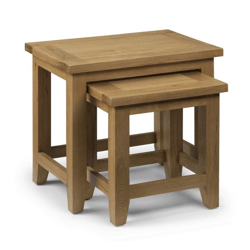 Astoria Solid Oak Nest Of 2 Tables by Lavishway | Nest of Tables-20977