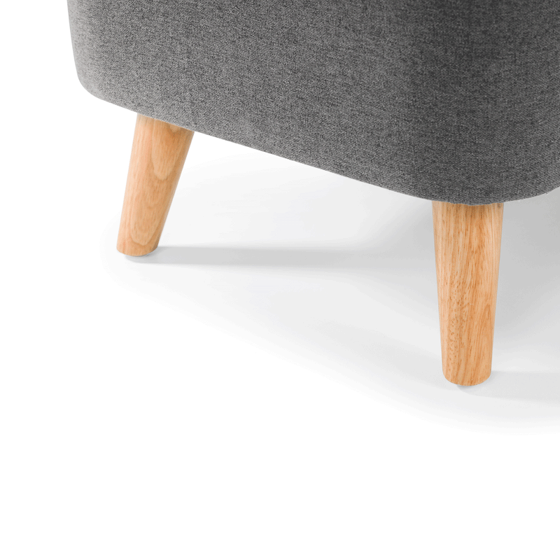 Astrid Grey Fabric Blanket Box by Lavishway | Benches & Storage Benches-20969