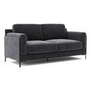 Aubyn 2 Seater Upholstered Velvet Sofa by Lavishway | Velvet Sofa-23290