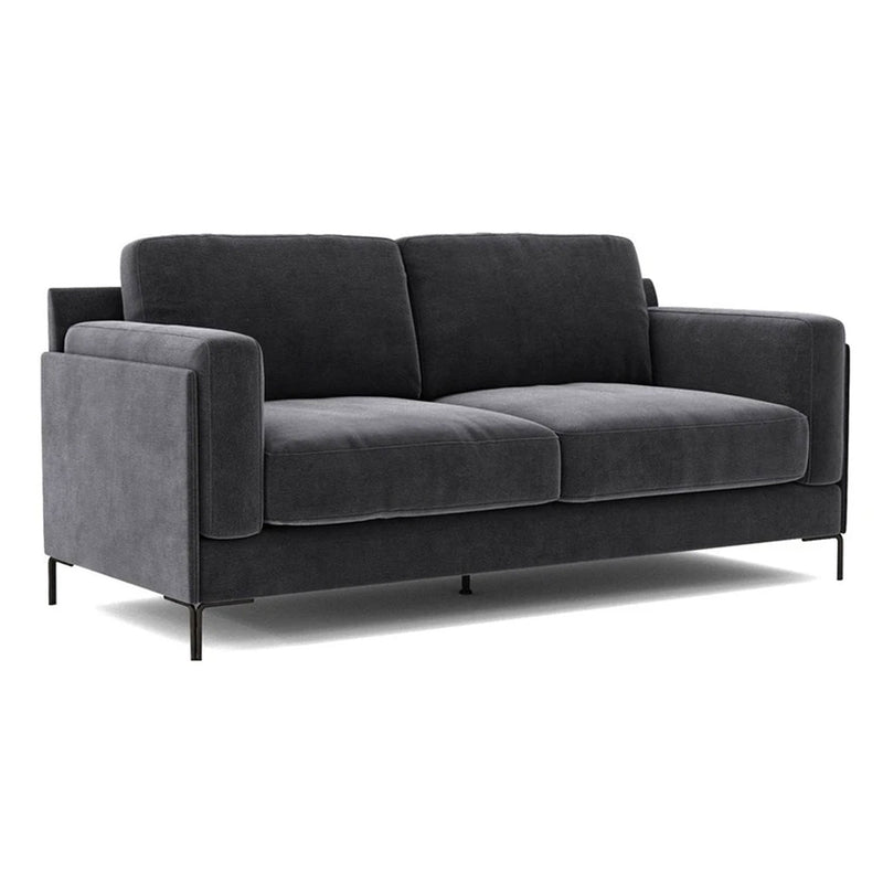 Aubyn 2 Seater Upholstered Velvet Sofa by Lavishway | Velvet Sofa-23290