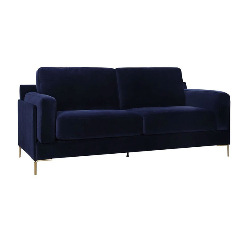 Aubyn 2 Seater Upholstered Velvet Sofa by Lavishway | Velvet Sofa-23289