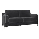 Aubyn 2 Seater Upholstered Velvet Sofa by Lavishway | Velvet Sofa-23291