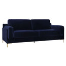Aubyn 3 Seater Upholstered Velvet Sofa by Lavishway | Velvet Sofa-23283