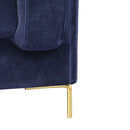 Aubyn 3 Seater Upholstered Velvet Sofa by Lavishway | Velvet Sofa-23285
