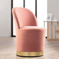 Audrey Upholstered Cocktail Chair by Lavishway | Dressing Table Chairs-26164